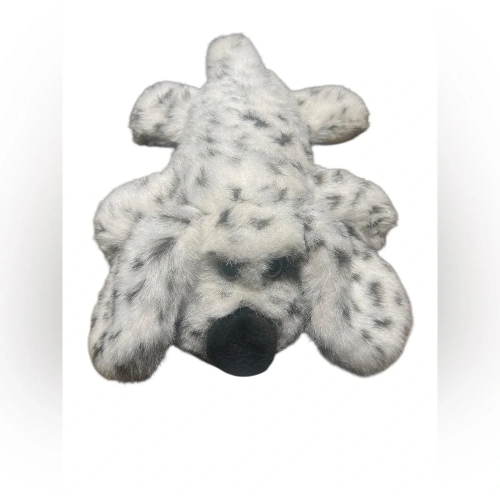 Vintage Spotted Dog Plush Stuffed Animal 15-16” Realistic Floppy Puppy – No Tag
